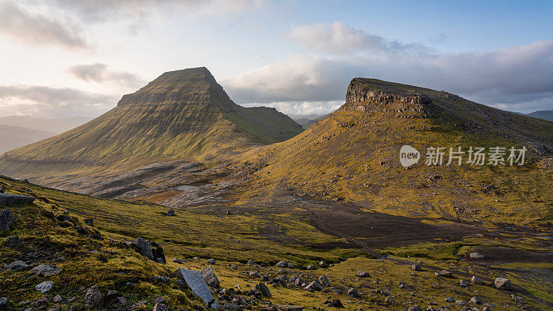 法罗群岛Streymoy Skælingsfjall sorfelli Mountain View